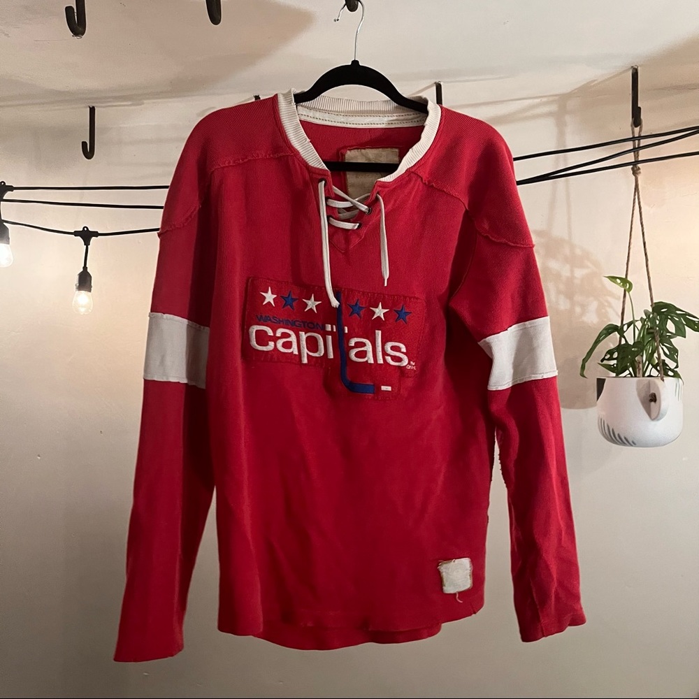 Washington Capitals Hockey Lace Up Sweater